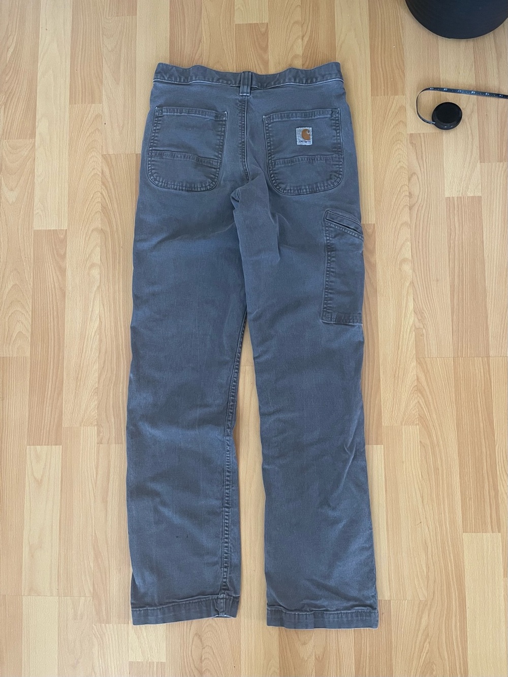 Carhartt Men's Gray Work Pants - Durable Utility Straight Leg
